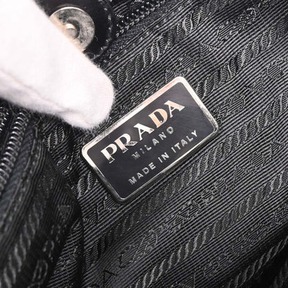 Prada Black Nylon Tote Handbag