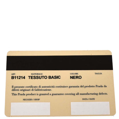 Prada Black Nylon Tote Handbag