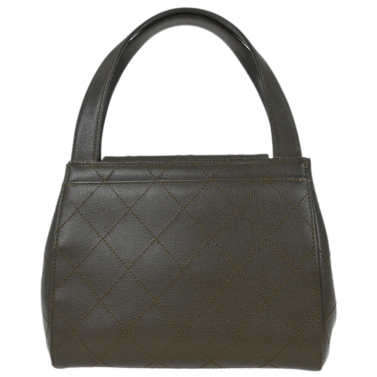 Chanel 1997-1999 Brown Caviar Handbag