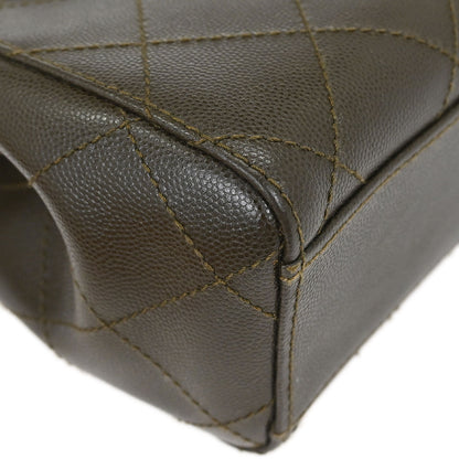 Chanel 1997-1999 Brown Caviar Handbag