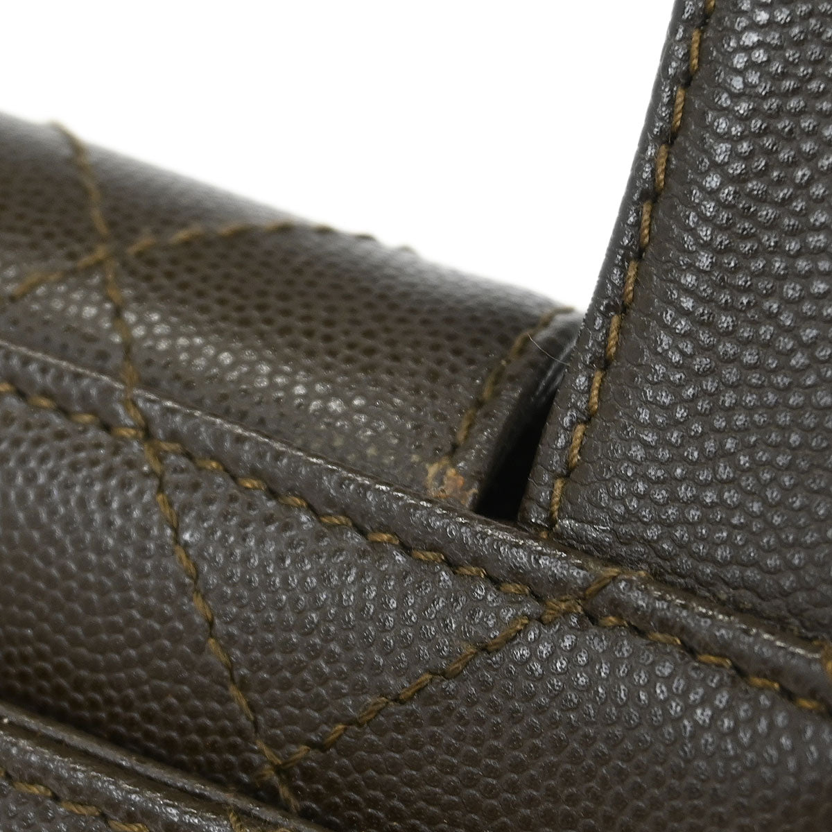 Chanel 1997-1999 Brown Caviar Handbag