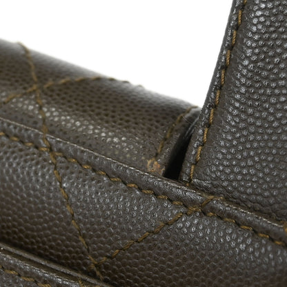 Chanel 1997-1999 Brown Caviar Handbag