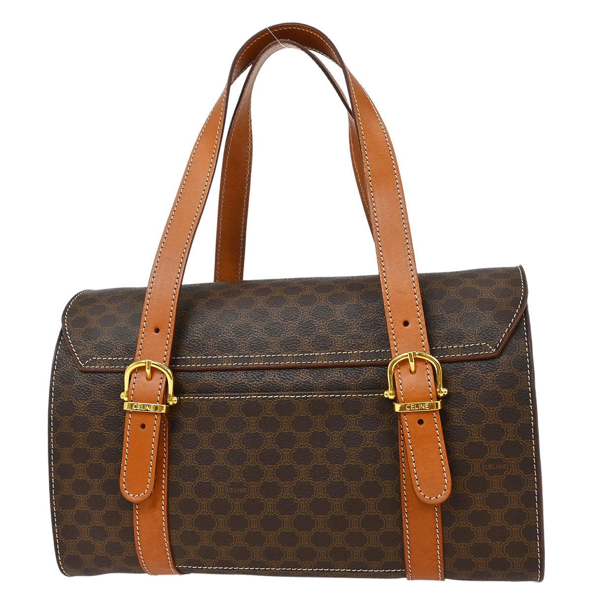 Celine Brown Macadam Handbag