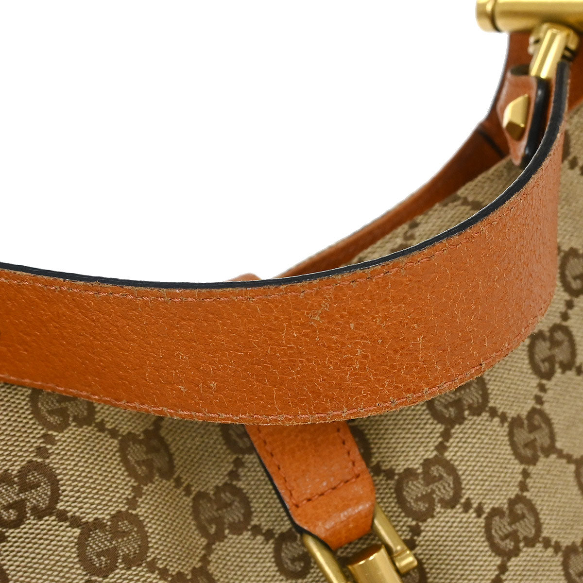 Gucci Brown Jackie GG Hobo Bag