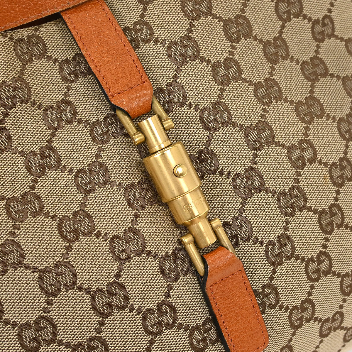 Gucci Brown Jackie GG Hobo Bag