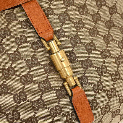 Gucci Brown Jackie GG Hobo Bag