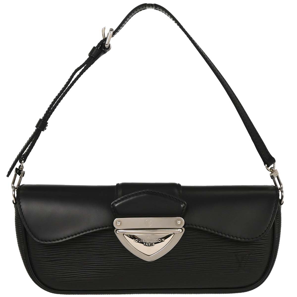 Louis Vuitton Black Epi Pochette Montaigne Handbag M59292
