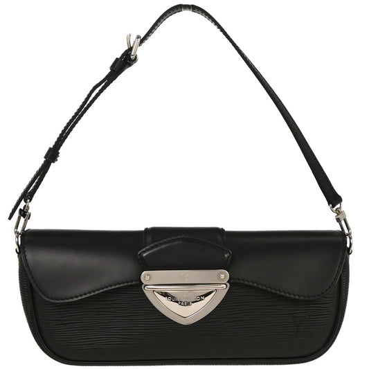 Louis Vuitton Black Epi Pochette Montaigne Handbag M59292