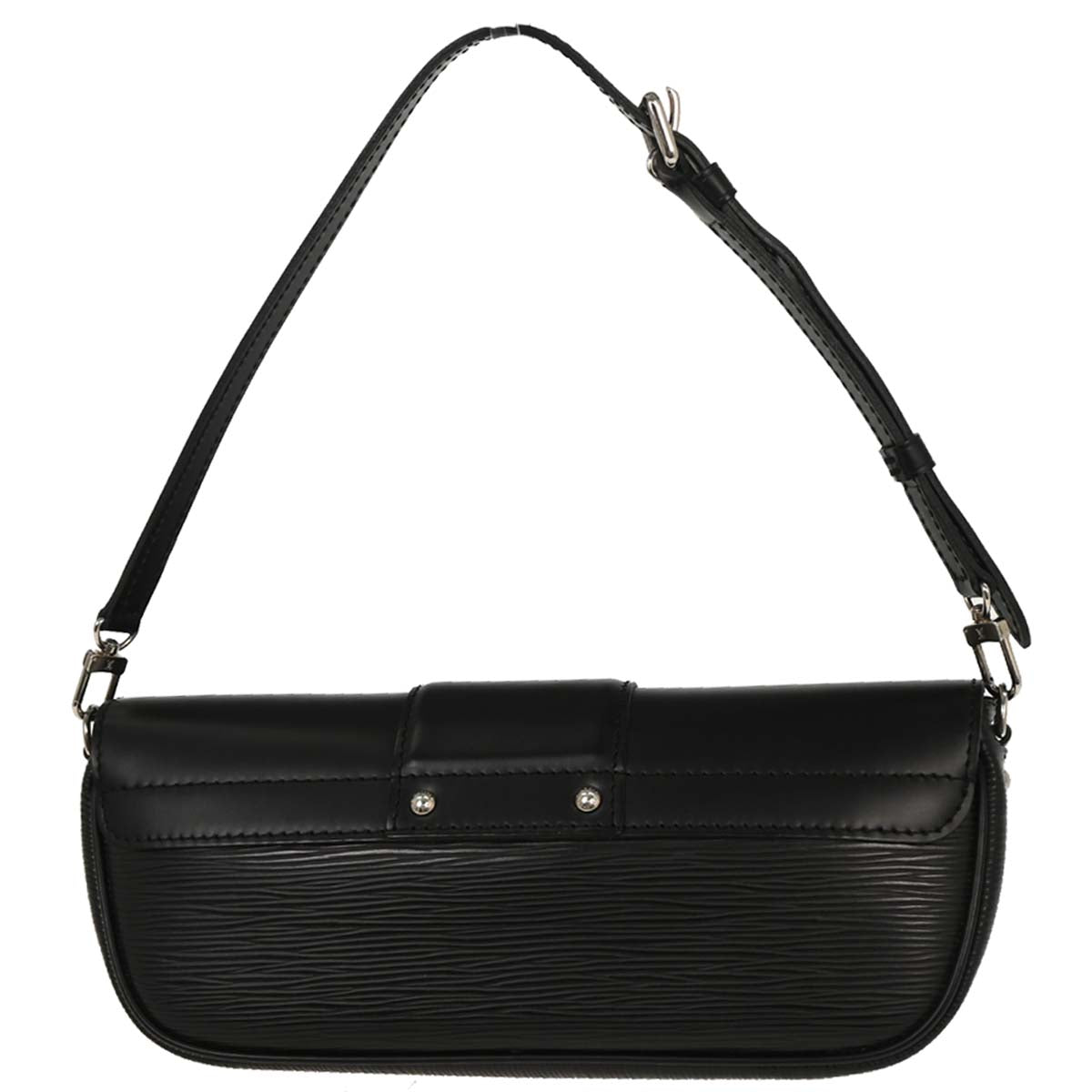 Louis Vuitton Black Epi Pochette Montaigne Handbag M59292