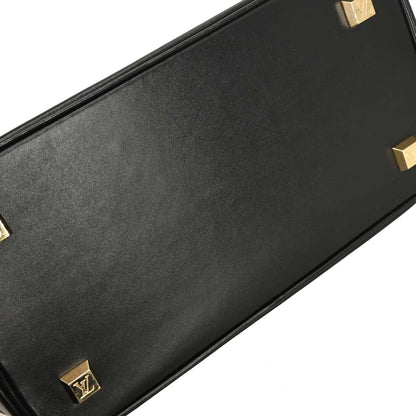 Louis Vuitton Black Suhali Lockit PM Tote Handbag M91888