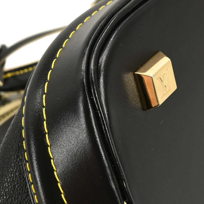 Louis Vuitton Black Suhali Lockit PM Tote Handbag M91888