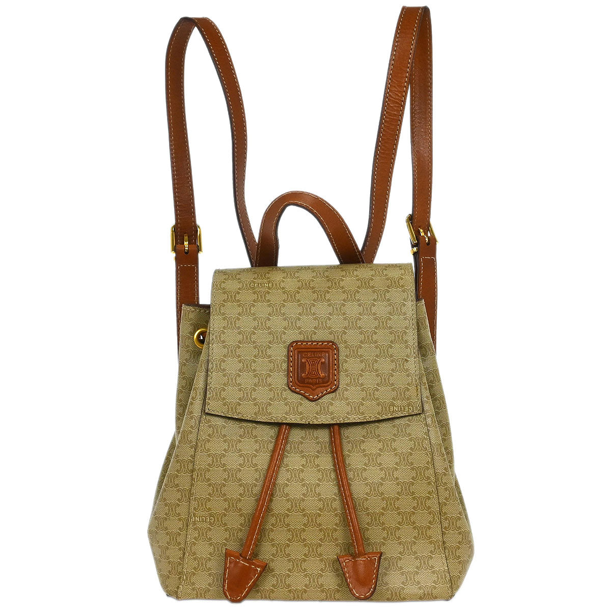 Celine Beige Macadam Backpack