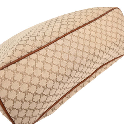 Celine * White Canvas Macadam Tote Handbag