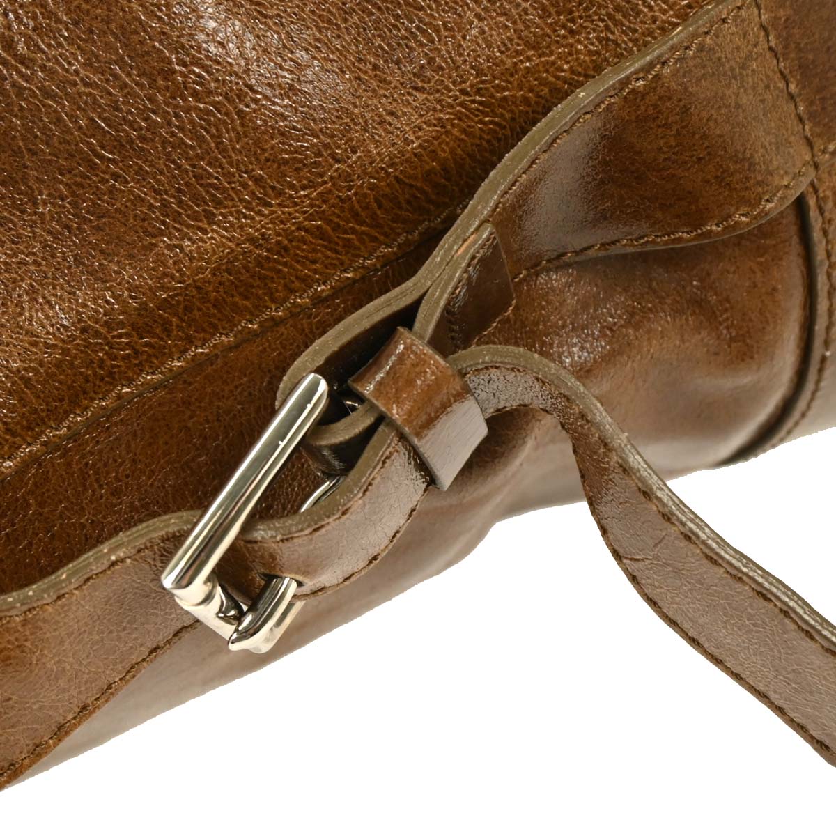 Celine Brown Patent Leather Handbag