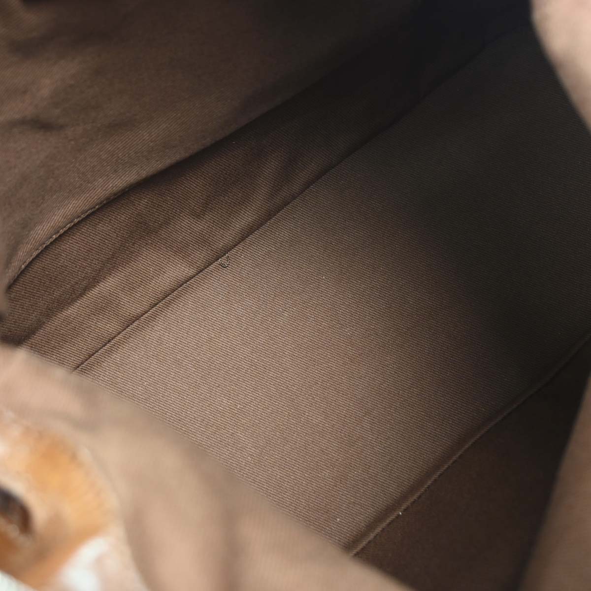 Celine Brown Patent Leather Handbag