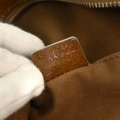 Celine Brown Patent Leather Handbag