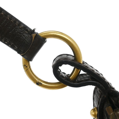 Gucci Brown Horsebit GG Handbag