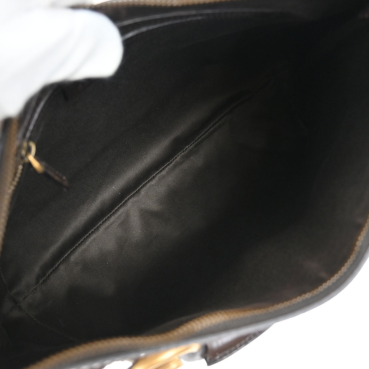 Gucci Brown Horsebit GG Handbag