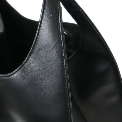 Gucci Black Leather Hobo Handbag