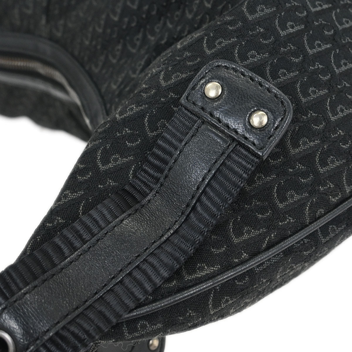 Christian Dior Black Trotter Shoulder Bag