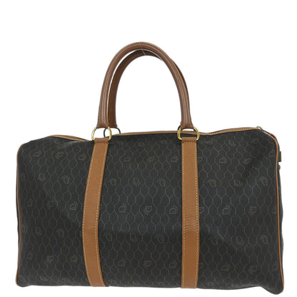 Christian Dior Black Honeycomb Duffle Bag
