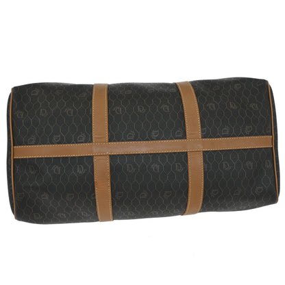 Christian Dior Black Honeycomb Duffle Bag