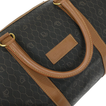 Christian Dior Black Honeycomb Duffle Bag