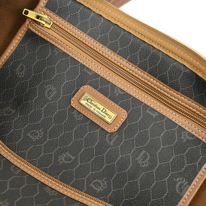 Christian Dior Black Honeycomb Duffle Bag