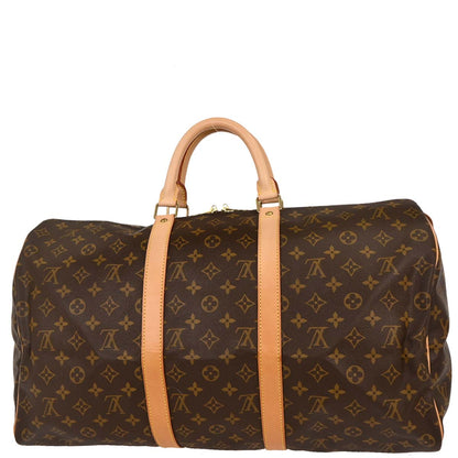 Louis Vuitton Monogram Keepall 50 Duffle Travel Handbag M41426