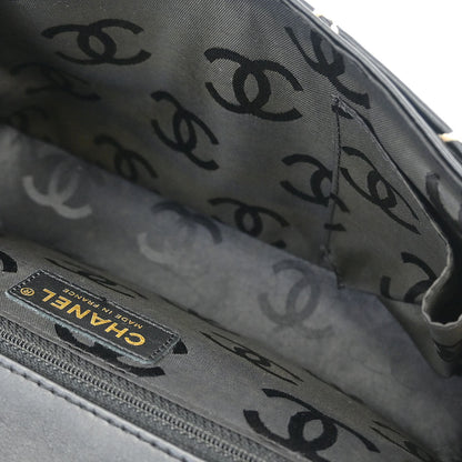 Chanel 2005-2006 Black Calfskin Wild Stitch Handbag