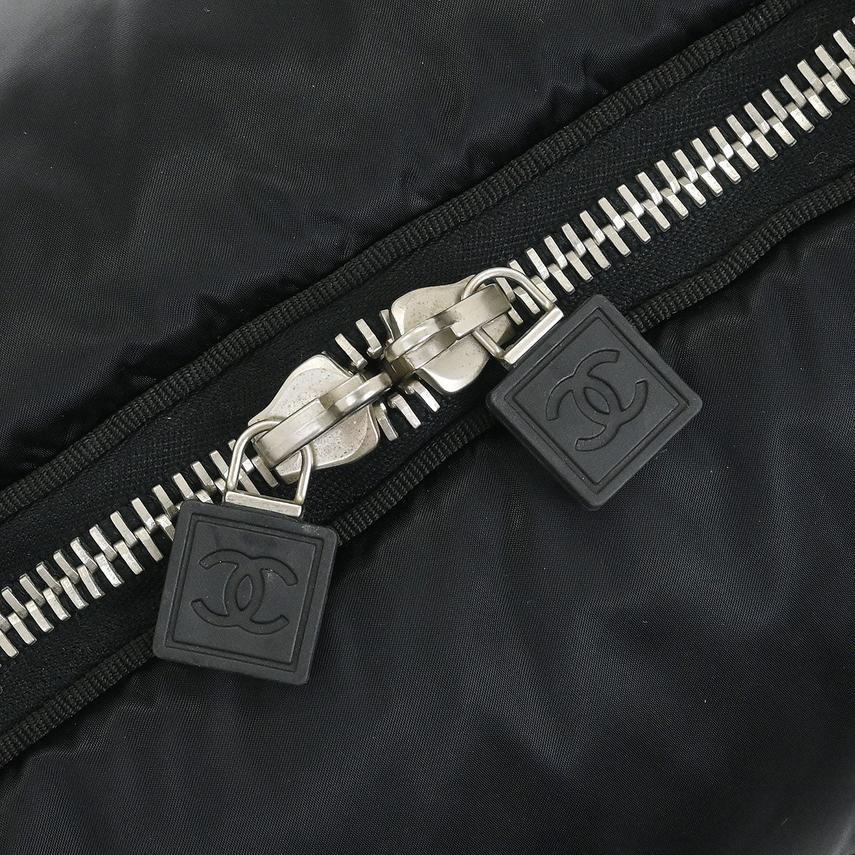 Chanel 2005-2006 Black Nylon Sport Line Gym Bag