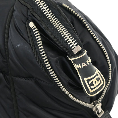 Chanel 2005-2006 Black Nylon Sport Line Gym Bag