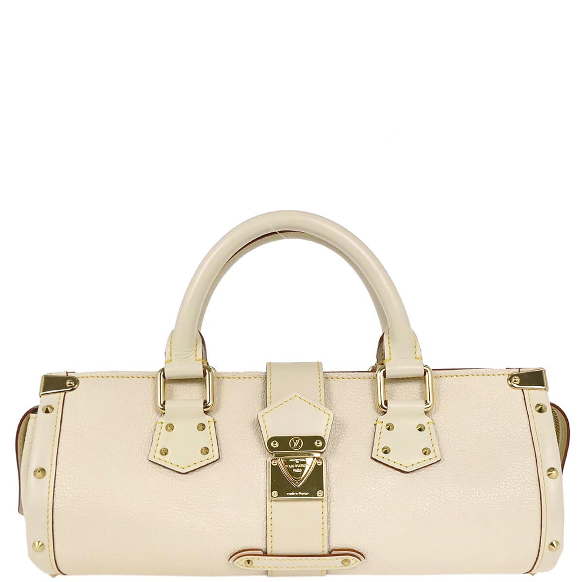 Louis Vuitton White Suhali Epanoui PM Handbag M91850
