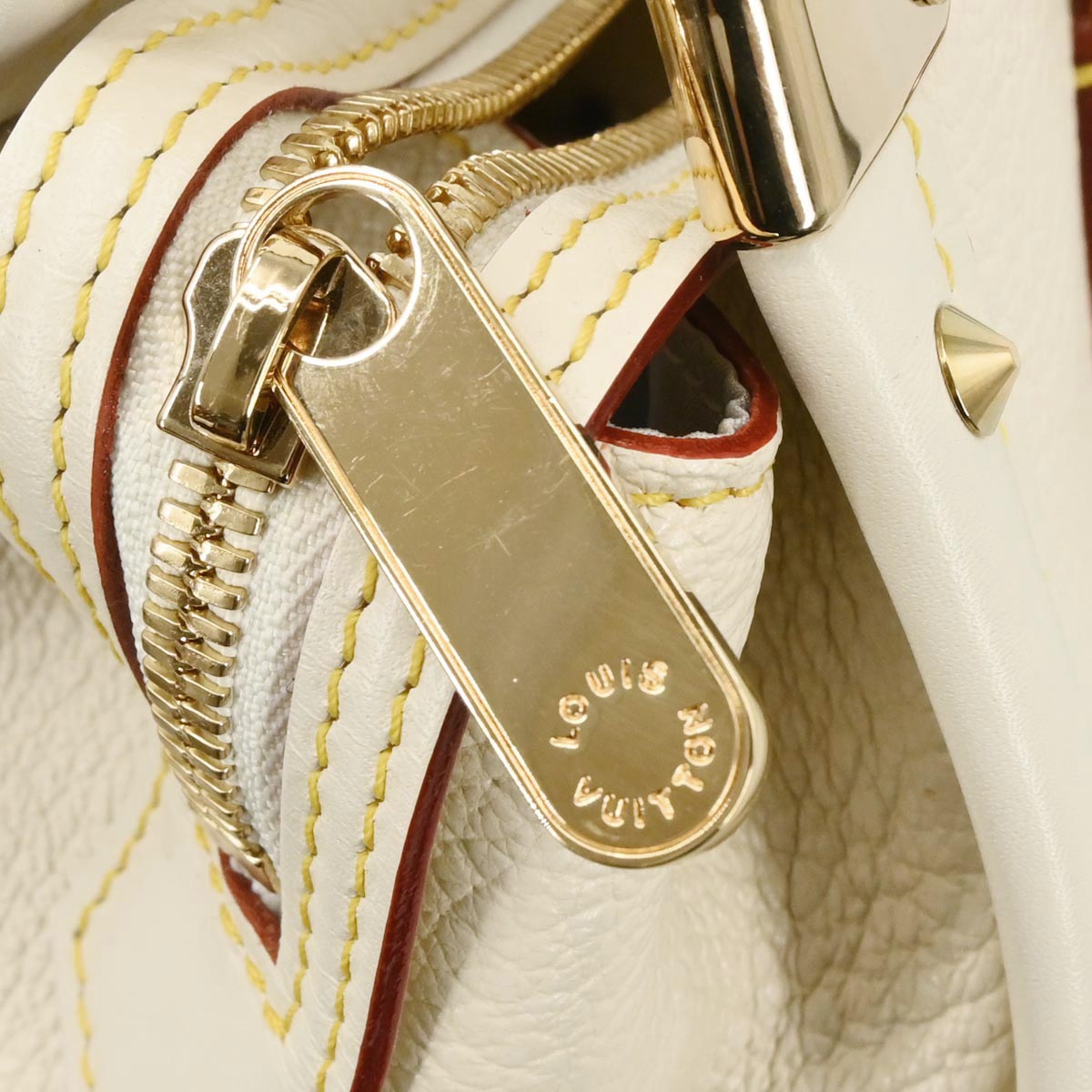Louis Vuitton White Suhali Epanoui PM Handbag M91850