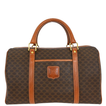 Celine Brown Macadam Duffle Handbag