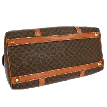 Celine Brown Macadam Duffle Handbag