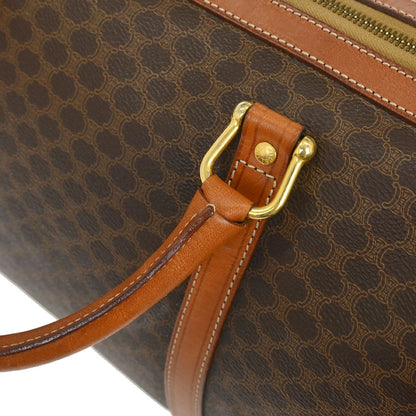 Celine Brown Macadam Duffle Handbag