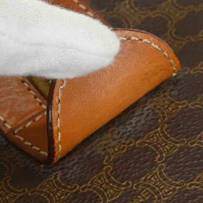 Celine Brown Macadam Duffle Handbag