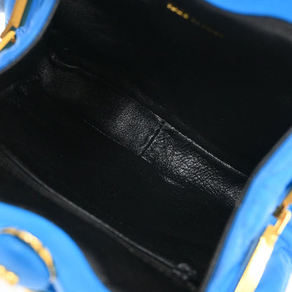 Chanel 1989-1991 Blue Lambskin Fringe Bum Bag