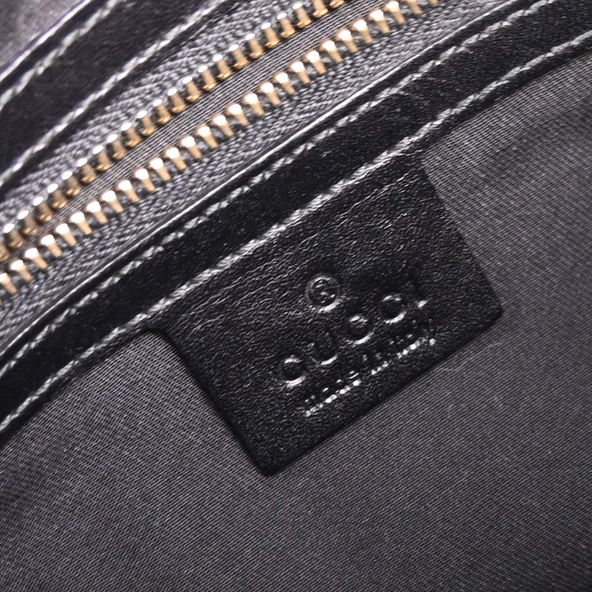 Gucci Black Canvas GG Queen Hobo Handbag
