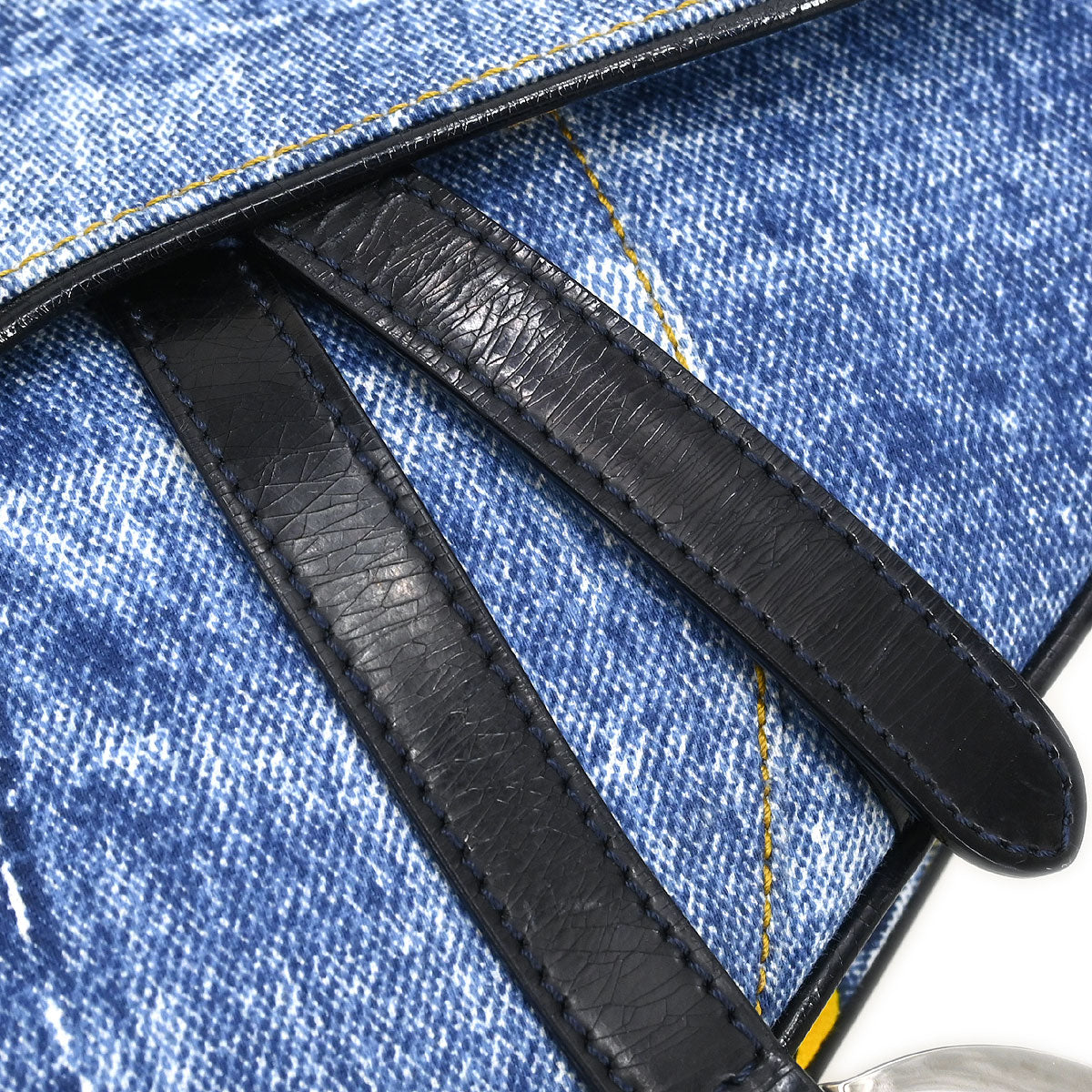 Christian Dior * Blue Miss Diorella Saddle Handbag