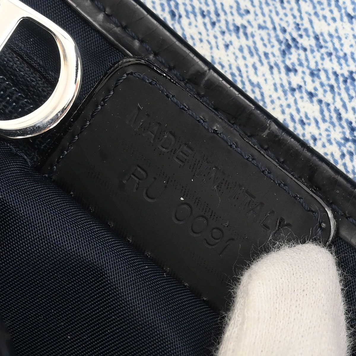 Christian Dior * Blue Miss Diorella Saddle Handbag