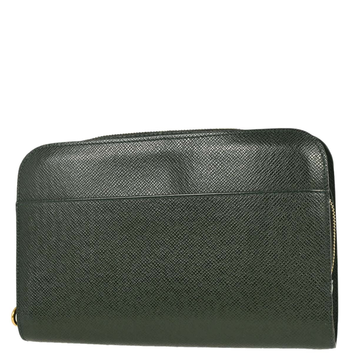 Louis Vuitton Green Taiga Baikal Clutch Bag M30184