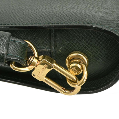 Louis Vuitton Green Taiga Baikal Clutch Bag M30184