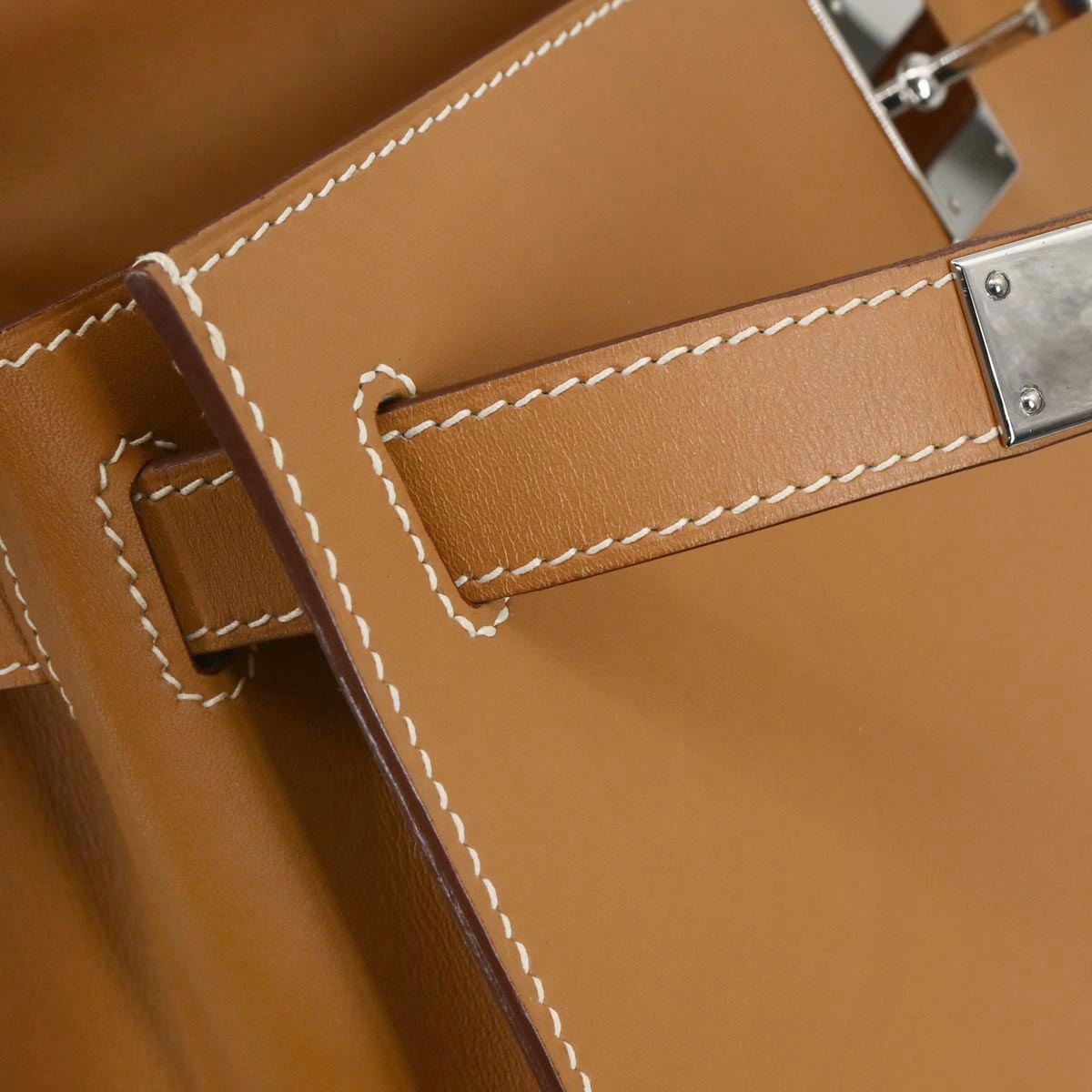 Hermes Natural Chamonix Kelly 28 Sellier 2way Shoulder Handbag