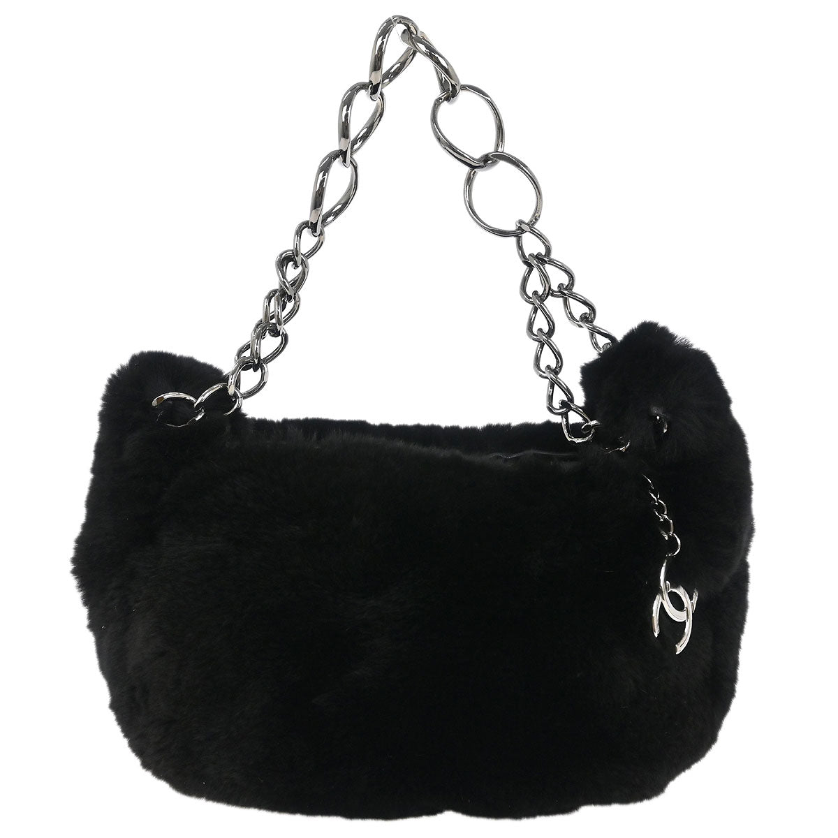 Chanel * 2002-2003 Black Fur Handbag