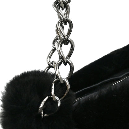 Chanel * 2002-2003 Black Fur Handbag