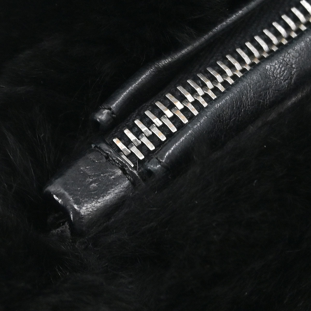 Chanel * 2002-2003 Black Fur Handbag