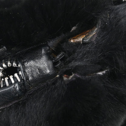 Chanel * 2002-2003 Black Fur Handbag