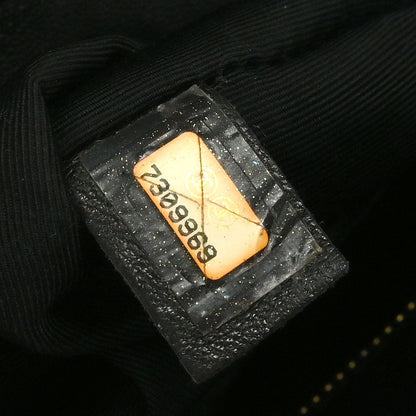 Chanel 2002-2003 Black Lambskin Choco Bar Tote Bag